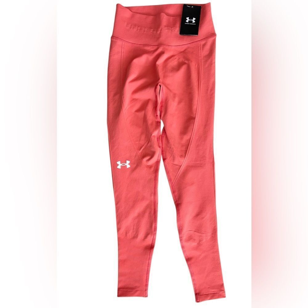 New with tag Under Armour Vanish Seamless Leggings , coral, size small